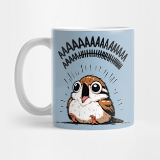 Little Screaming Sparrow Mug